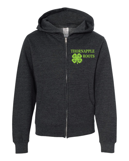 Thornapple Roots | Youth Midweight Full-Zip Hoodie