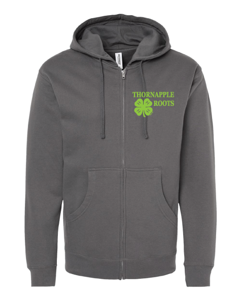 Thornapple Roots | Midweight Full-Zip Hoodie